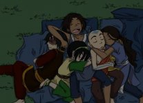 The Gaang sleeping =).jpg