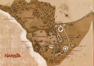 Belvedere Narnia Map