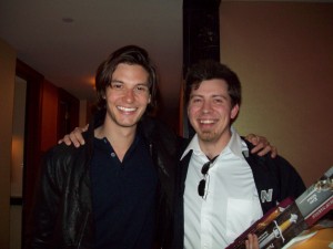 Ben Barnes (Prince Caspian) and Paul Martin (NarniaFans.com Head Faun)