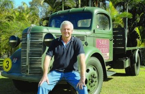 Graham Kircher with his 1938 Bedford WLG