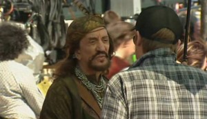 David Vallon as Gumpas on the Dawn Treader Set