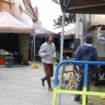 Ben Barnes on Set