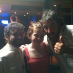 Tony Nixon, Mirko Grillini and Georgie Henley