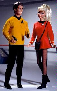 Star Trek Barbie Dolls