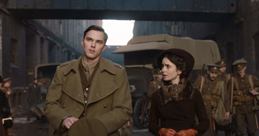 Tolkien actor Nicholas Hoult and Lily Collins