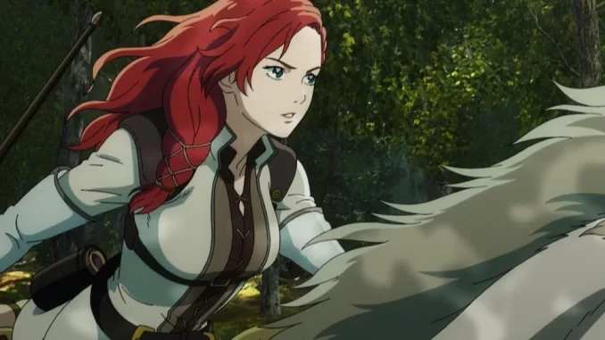 Héra riding in The Lord of the Rings: The War of the Rohirrim