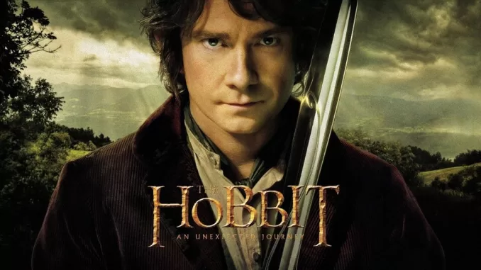 Bilbo Baggins holding Sting in featured art for The Hobbit: An Unexpected Journey