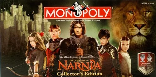 Official box art for Monopoly: The Chronicles of Narnia Collector's Edition