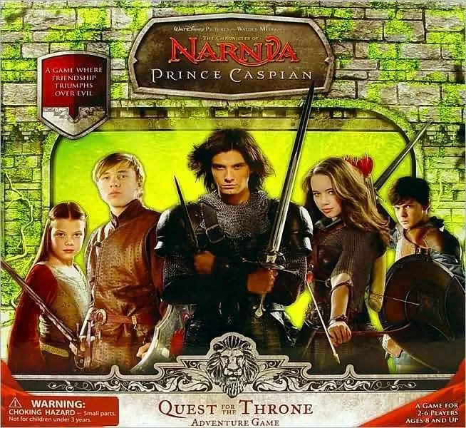 Official box art for Prince Caspian Quest for the Throne Adventure Game